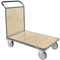 Chariot à dossier fixe bois - Force 400 à 500 kg - Manutan