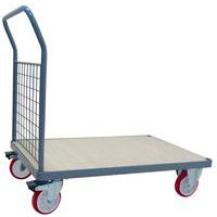 Chariot à dossier fixe grillagé - Force 400 à 500 kg - Manutan