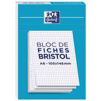 Fiches bristol Revision 2.0 Oxford A5 Q5x5 cadre - Oxford