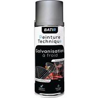 Aérosol peinture galvanisation à froid - 400 mL - Batir