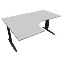 Bureau compact 90 degrés asymétrique L.160 cm Idol - Eol