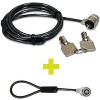 Câble de sécurité à clef à double tête - Port Connect