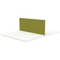 Ecran de séparation tissu avec pince pour bureau X4 - 80 cm