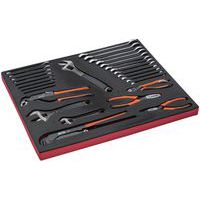 Jeu clés et pinces module mousse 3/3 Fit&Go 28  pièces - Bahco