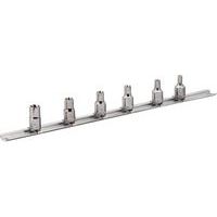 Jeu douilles 1/4 vis TORX 6 pièces/rail - Bahco