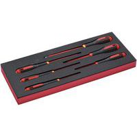 Module jeu Tournevis isolés pour vis fente/PH 1/3 6 pièces - Bahco