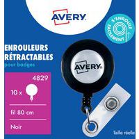 Enrouleur pour badge - 80 cm - Avery