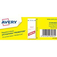 Étiquette à cheval pré imprimée promotion - Avery