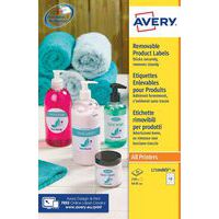 Étiquette amovible ronde multi impression - Ø60mm - Avery