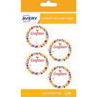 Étiquette confiture - Ø47,5 mm - Avery