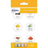 Étiquette épices - Ø35 mm - Avery