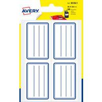 Étiquette scolaire manuscrit - Avery