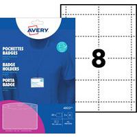 Pochette transparente pour badge - Avery