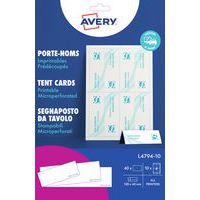 Porte-noms chevalet imprimable - Avery