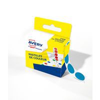 Pastille adhésive en boîte distributrice - Ø15 mm - Avery