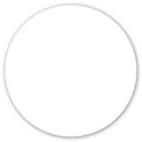 Rond adhésif de marquage au sol LeanStripe - Blanc - Ergomat
