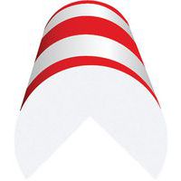 Amortisseur de choc angle arrondi - Rouge/Blanc - Ergomat