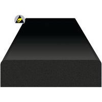 Amortisseur de choc rectangle pour surface - Noir - Ergomat