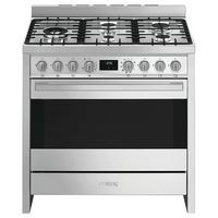 Piano de cuisson mixte B95GMCX2 - Table de cuisson 5 feux gaz - Smeg