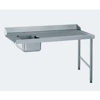 Table d’entrée sans TVD - Raccord à gauche 1600mm - Tournus equipement