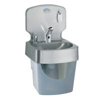 Lave-mains sur piles - pompe à savon manuelle - Tournus equipement