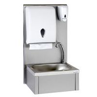 Lave-mains support 540mm - savon et serviettes - Tournus equipement