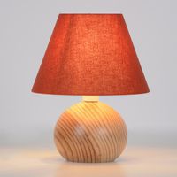 Lampe boule Rondo en bois