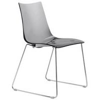 Chaises Zebra antichoc pied traîneau lot de 2 S-CAB