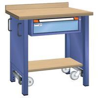 Établi mobile multiplex 100x70x87 cm 1 tiroir (1x15) Thurmetall
