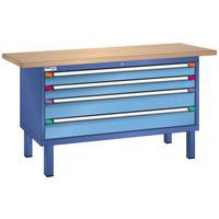 Établi XXL 150x70x85 cm hêtre Thurmetall