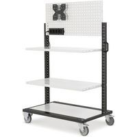 Chariot à étagères modulables - 1067x668x1677 mm - Fami