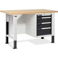 Etabli avec tiroirs Work Master BR - 1500x750x740/1115 mm - Fami