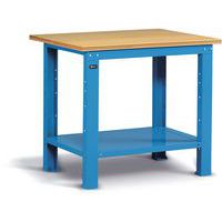 Etabli en acier avec plateau en bois - 1024x750x882 mm - Fami