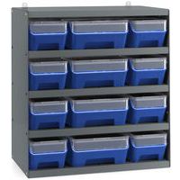 Rack 12 conteneurs avec façade et couvercle RK Box Air - Fami