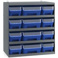 Rack 12 conteneurs avec façade RK Box Air - 496x304x546 mm - Fami