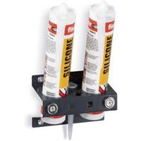 Support pour 2 tubes de silicone - 150x71x96 mm - Fami
