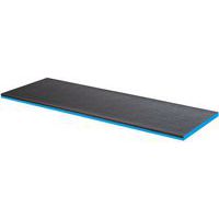 Couverture noire/bleue en acier pour plateau en bois - Fami