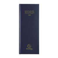 Agenda bureau Long Euros et Cents 1 jour - Assortis - Exacompta