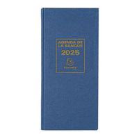 Agenda banquier long 1 volume 2 pages par jour - Assortis - Exacompta
