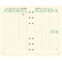 Recharge Exatime 17 Etroit semainier 2 pages verticales - Exacompta