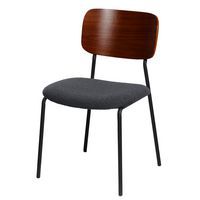 Chaise Lisa - Lot de 2 - Pied noir - Meet By Paperflow