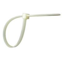 Colliers de serrage nylon blancs - Largeur 3,6mm - Manutan