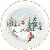 Assiette à dessert décor chalet - 19cm - Easy Life