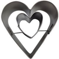 Découpoir coeur double - 4.6cm - Patisse
