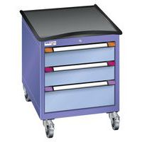 Desserte mobile à tiroirs hauteur 79,2 cm largeur 60,5 cm Thurmetall