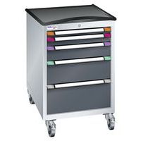 Desserte mobile à tiroirs hauteur 99,2 cm largeur 60,5 cm Thurmetall