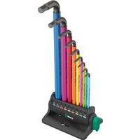 Jeu clés mâles coudées métriques BlackLaser 950/9 Hex-Plus - Wera