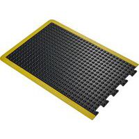 Tapis anti-fatigue Bubblemat bords jaunes - COBA Europe