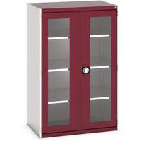 Armoire à portes transparentes Cubio 1050x650x2000mm - Bott
