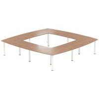 Table réunion Atem 16 personnes pieds ronds - MBA